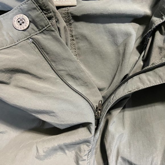 White Sierra Sage Green Convertible Nylon Pants Men's 32 Waist LIKE NEW - Picture 7 of 7
